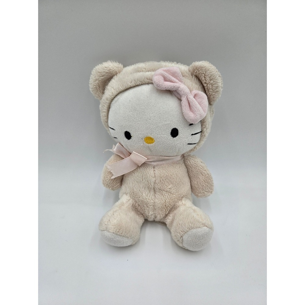 Hello Kitty H&M Edition Teddy Bear Costume Plush Stuffed Toy with Pink Bow Small - Picture 1 of 5